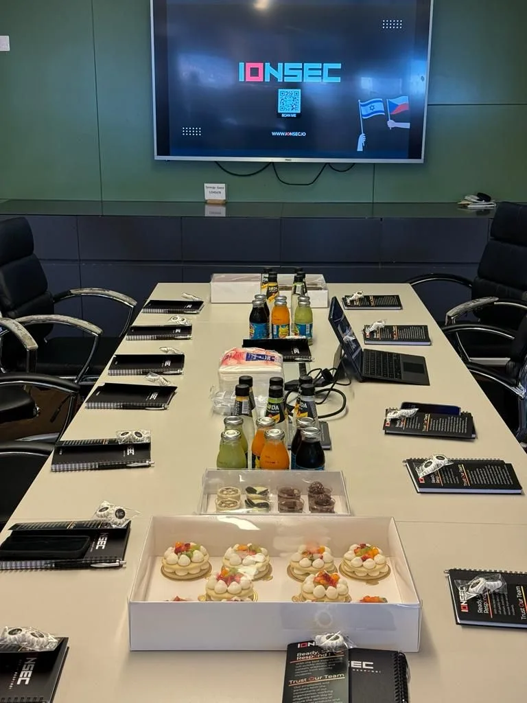 IONSEC welcoming the Czech delegation in Israel