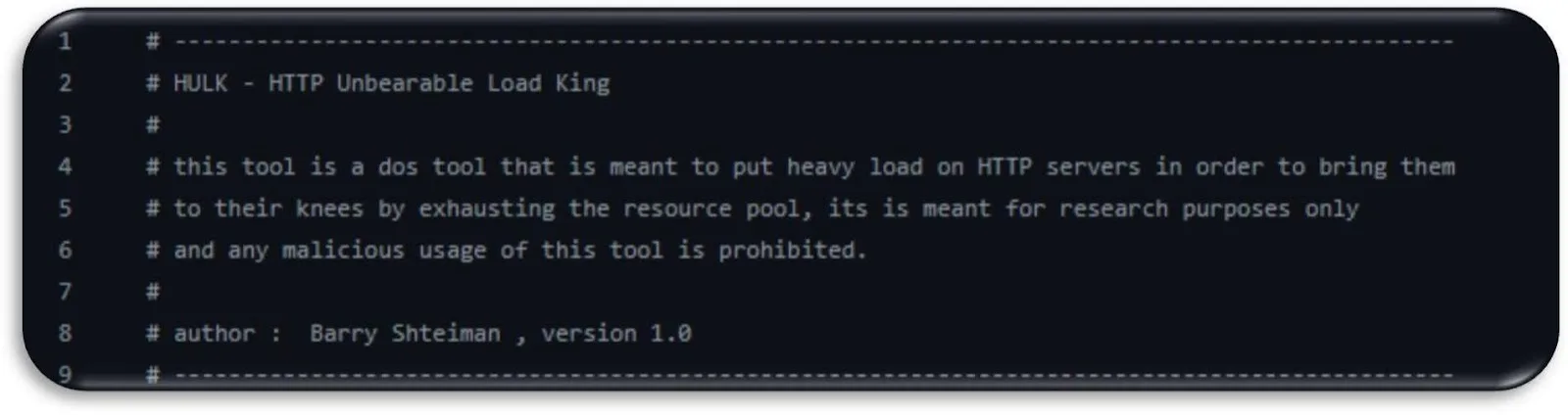 שינוי ה-User-Agent ב-HTTP Header על ידי HULK